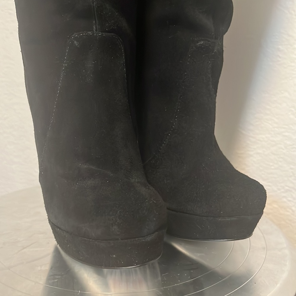 Brand New H by Halston Eliza Over the Knee Suede Stiletto Boots 💋 - Picture 5 of 9